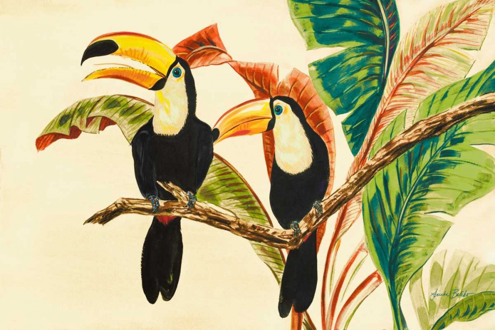 Art Print: Tropical Toucans I