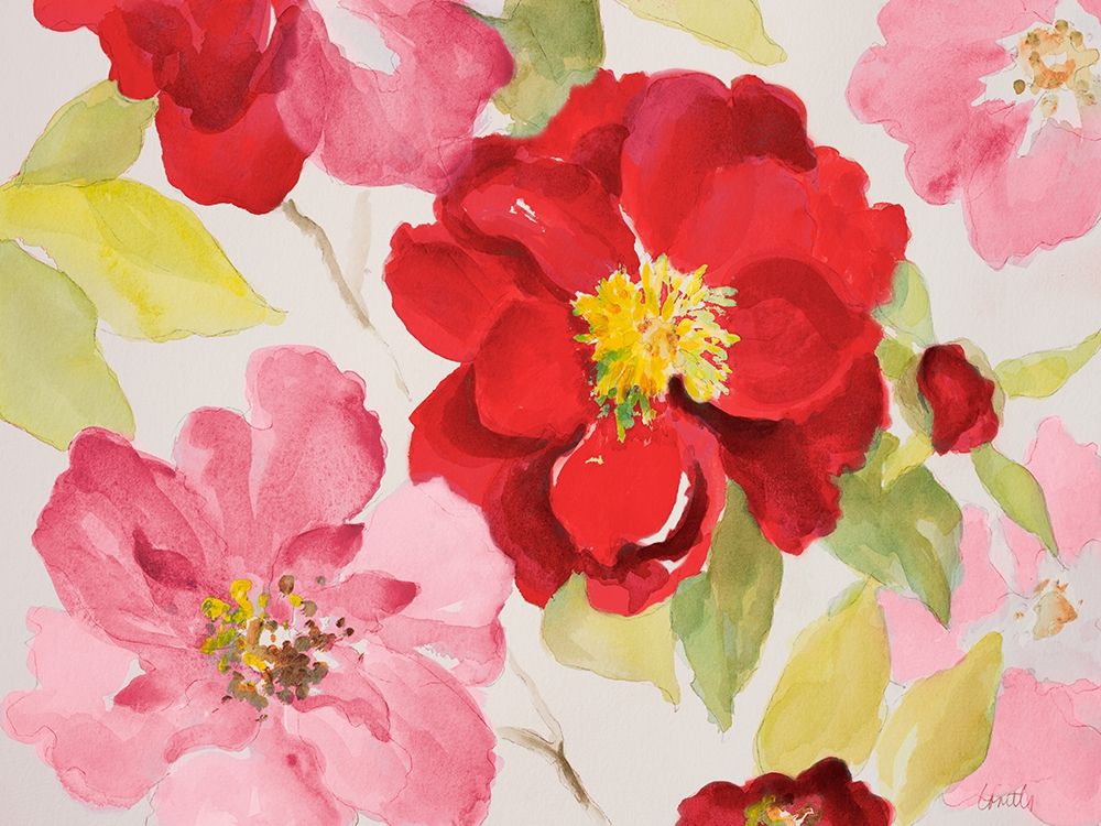 Wall Art Painting id:204706, Name: Floral Delicate in Pink I, Artist: Loreth, Lanie