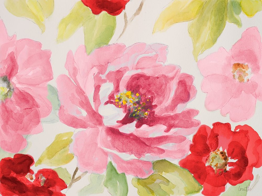 Wall Art Painting id:204709, Name: Floral Delicate in Pink II, Artist: Loreth, Lanie