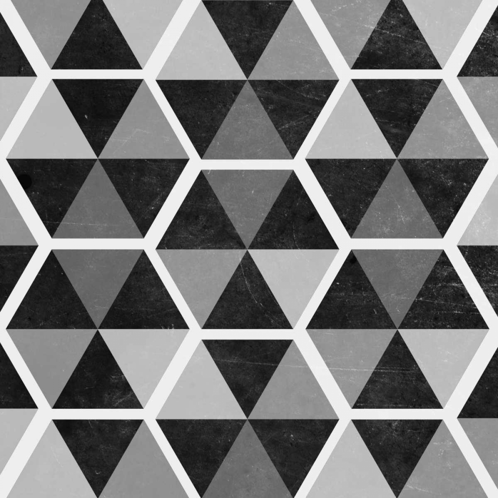 Wall art: Gray Pattern II, by SD Graphics Studio