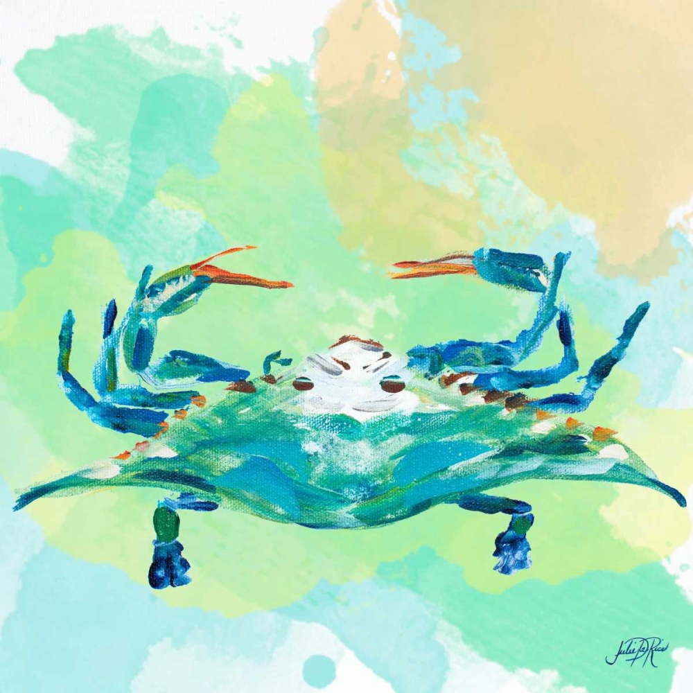 Art Print: Watercolor Sea Creatures I