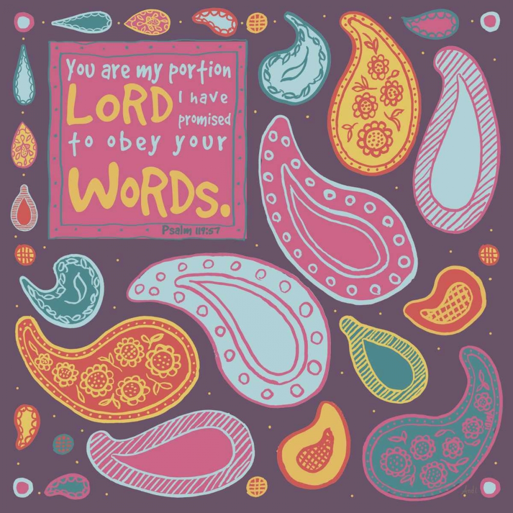 Art Print: Inspired Paisley II