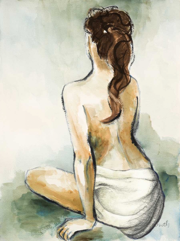 Wall art: Woman Sitting II, by Loreth, Lanie