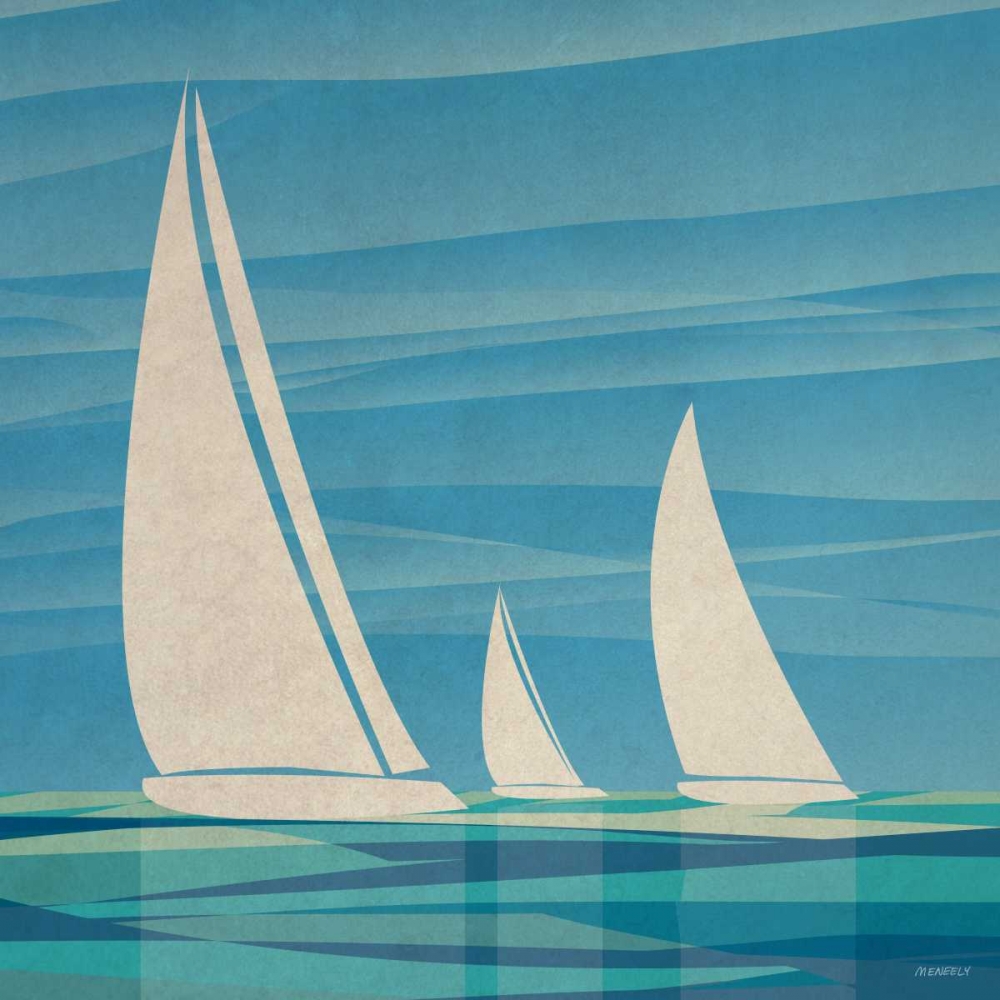 Wall Art Painting id:24256, Name: Water Journey I, Artist: Meneely, Dan