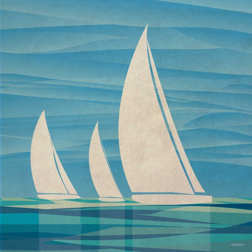 Wall Art Painting id:24257, Name: Water Journey II, Artist: Meneely, Dan