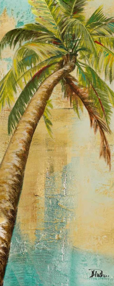 Wall art: Beach Palm Panel II, by Pinto, Patricia