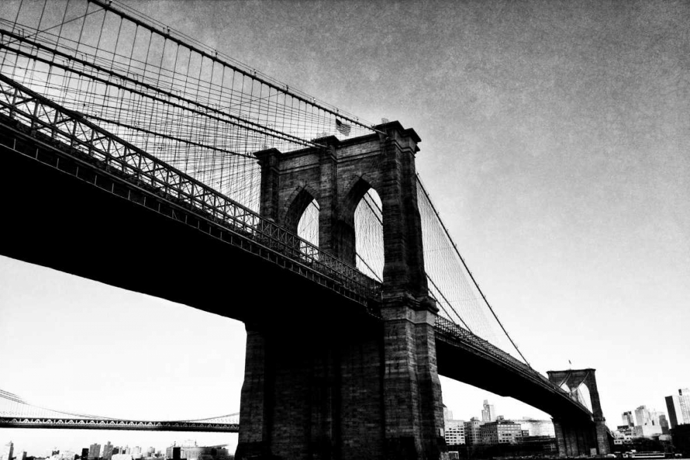Art Print: Bridge of Brooklyn BW I