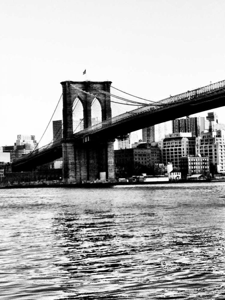 Art Print: Bridge of Brooklyn BW II