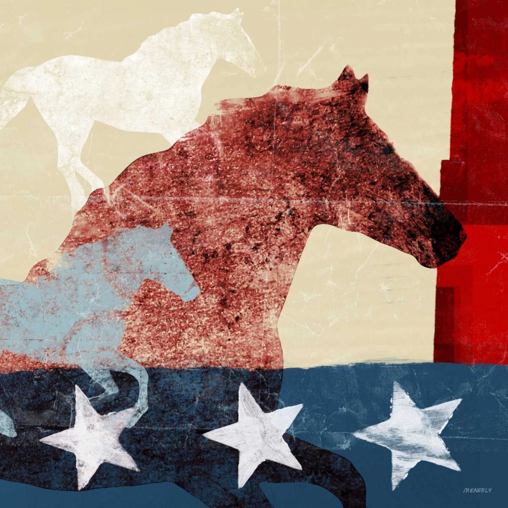 Wall art: American Horse II, by Meneely, Dan