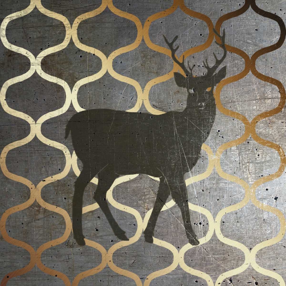 Wall art: Metallic Nature I, by Metz, Andi