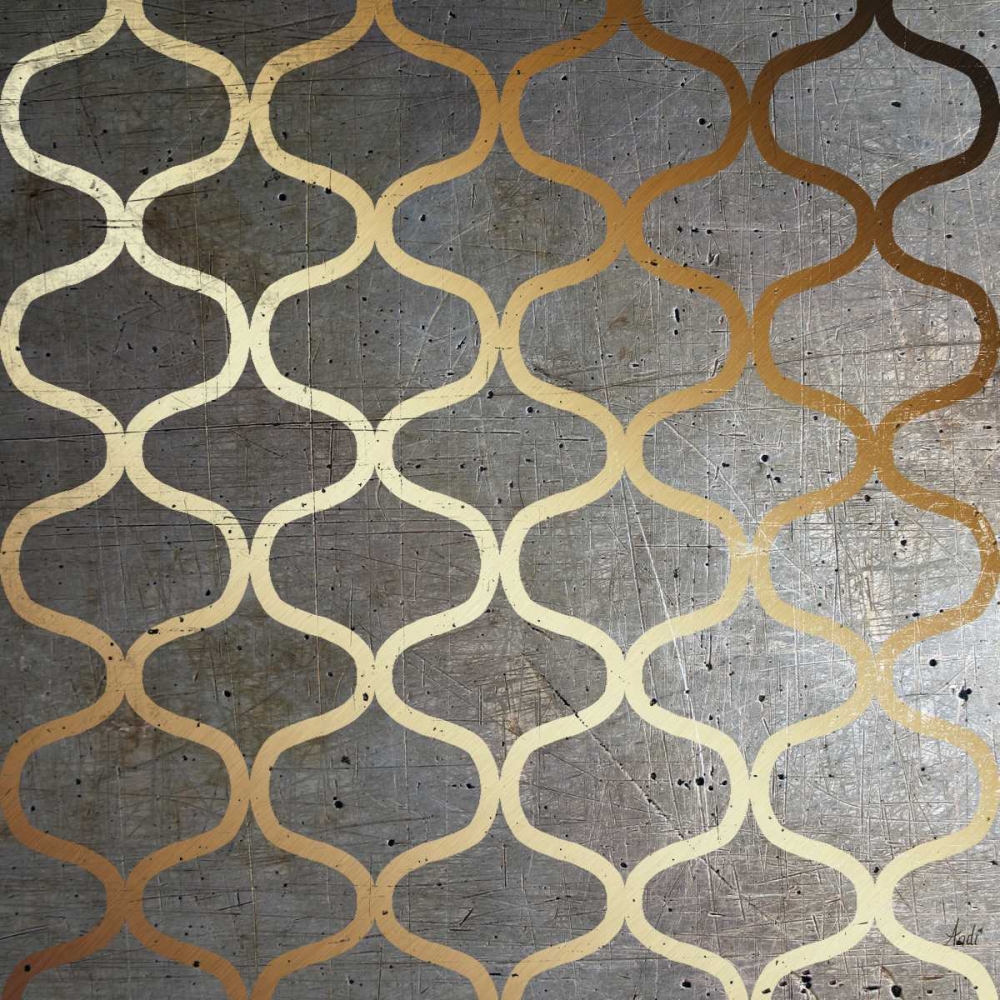 Art Print: Metallic Nature Background