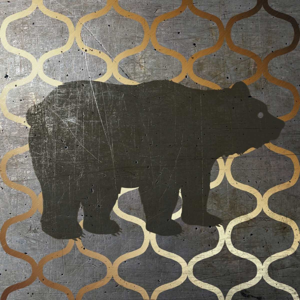 Wall art: Metallic Nature II, by Metz, Andi