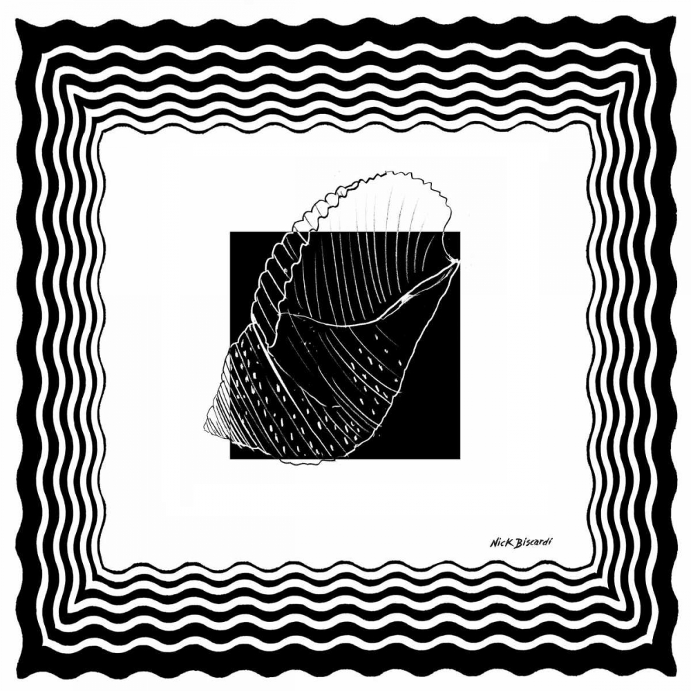 Wall Art Painting id:122503, Name: Bath Shells Square III, Artist: Biscardi, Nicholas