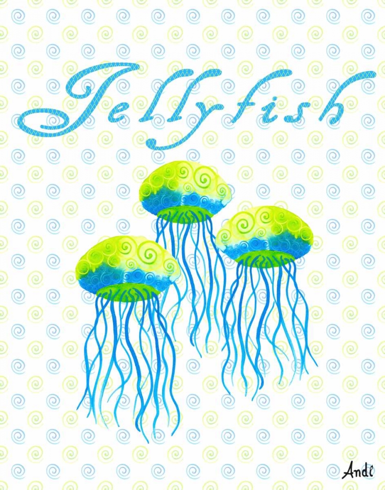 Wall Art Painting id:122583, Name: The Sea Swirl IV, Artist: Metz, Andi