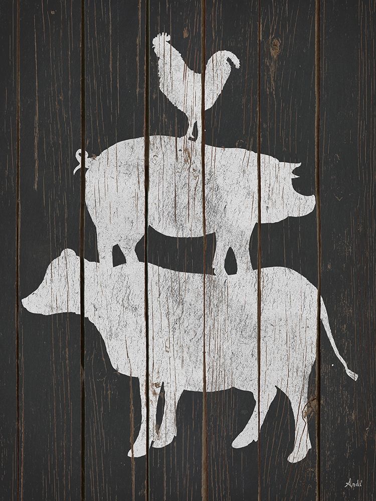 Wall Art Painting id:204764, Name: Farm Stack, Artist: Metz, Andi