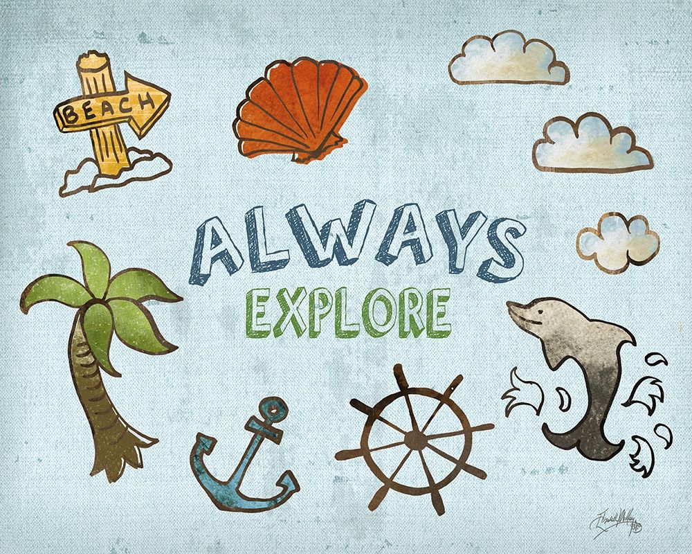 Wall Art Painting id:309128, Name: Explore I, Artist: Medley, Elizabeth