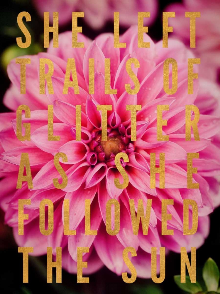 Wall Art Painting id:122649, Name: Glittery Flower I, Artist: Bryant, Susan