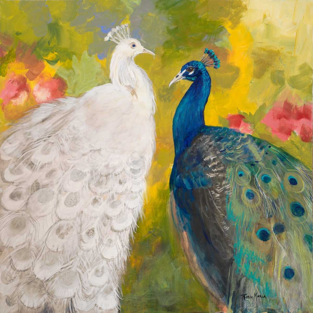 Wall art: Royal Plumes, by Maria, Robin