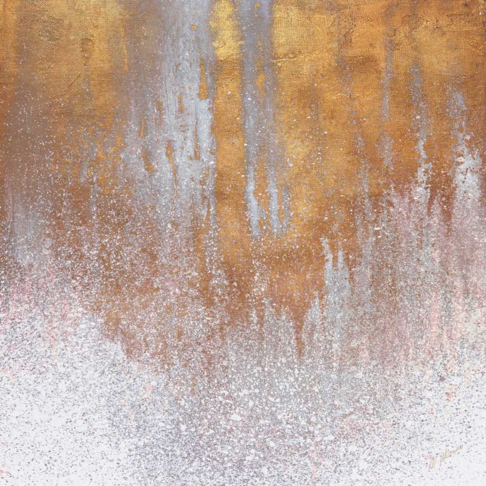 Art Print: Gold Summer Woods Square