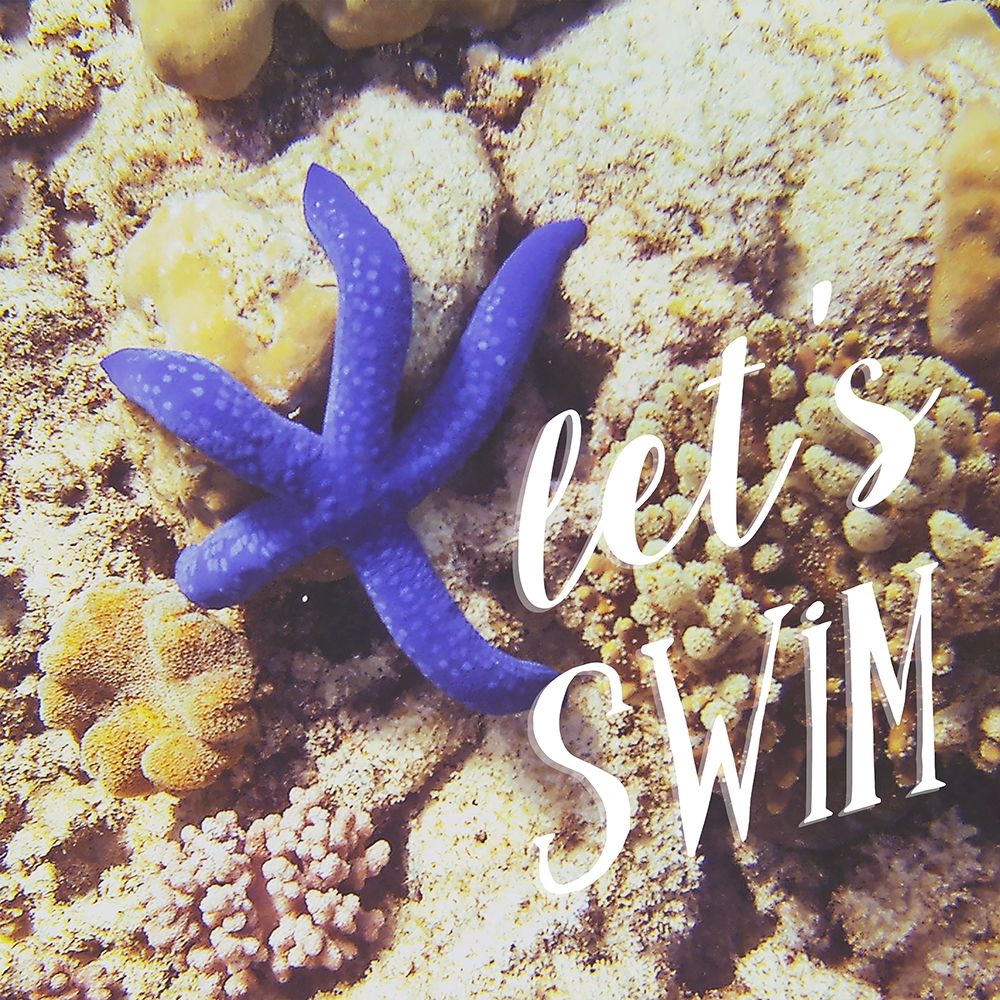 Art Print: Lets Swim