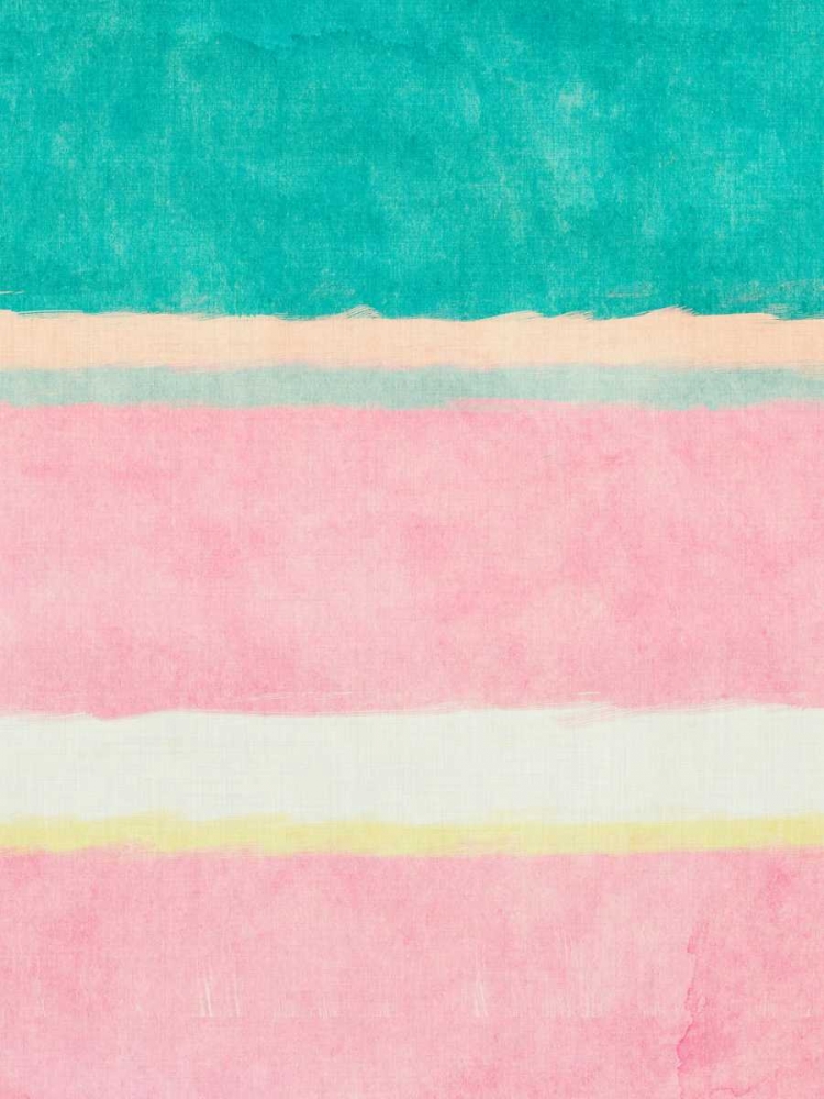 Wall Art Painting id:122707, Name: Rectangle Beach Blocks of Color II, Artist: SD Graphics Studio