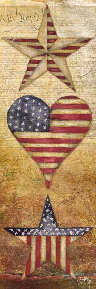 Wall art: America Stars I, by Medley, Elizabeth