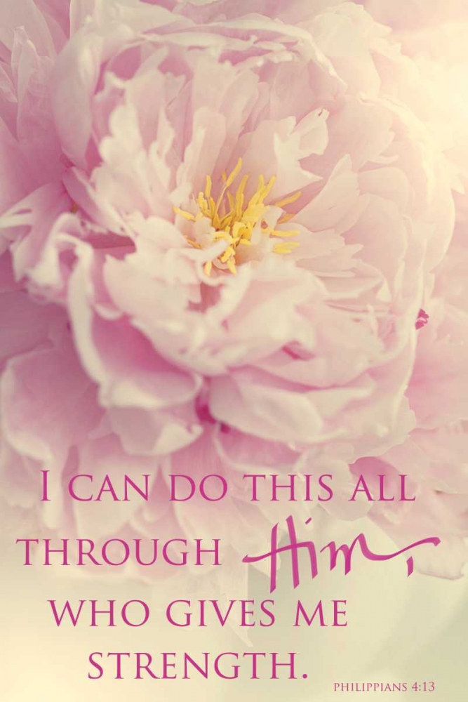 Art Print: I Can Do This All Through Him