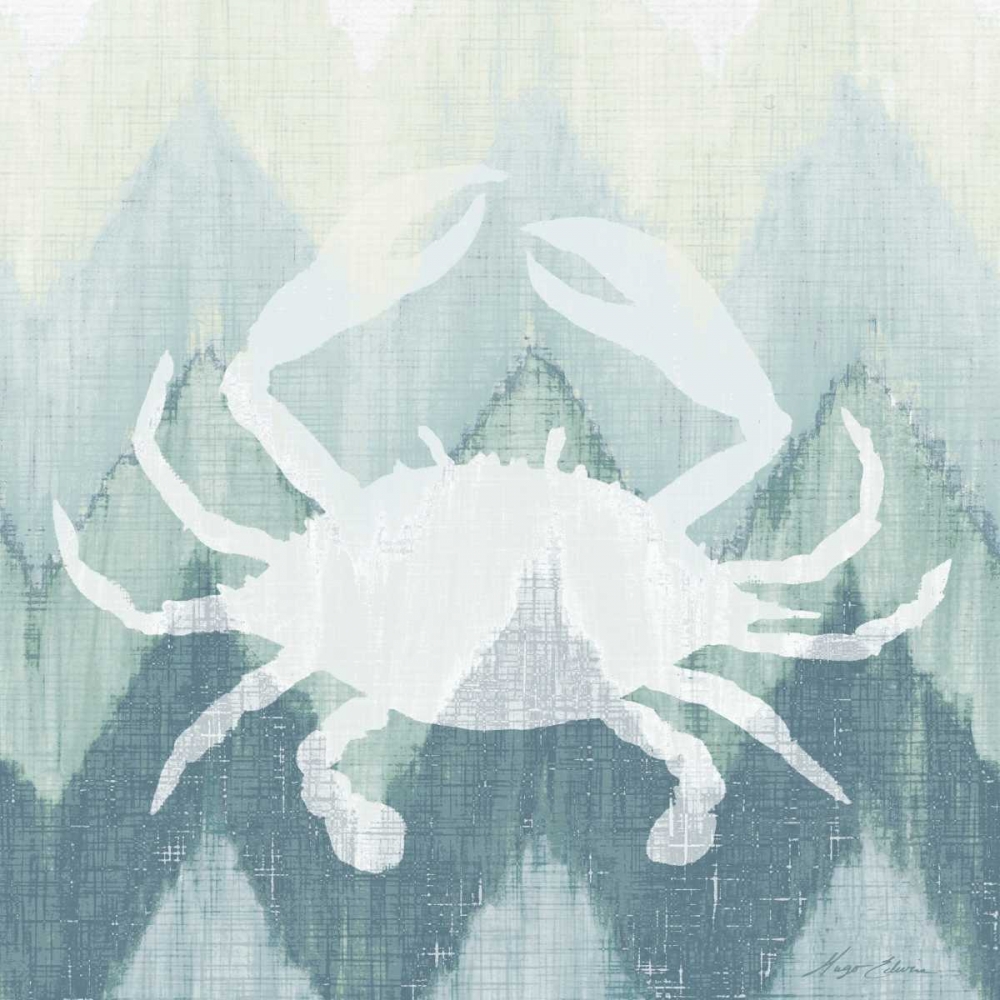 Wall Art Painting id:122746, Name: Chevron Sea Creature III, Artist: Edwins, Hugo