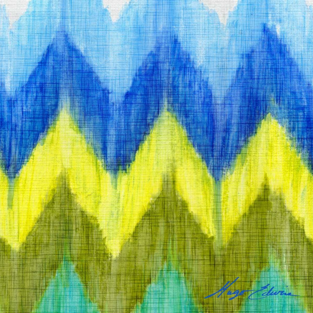 Wall Art Painting id:122743, Name: Brilliant Chevron I, Artist: Edwins, Hugo
