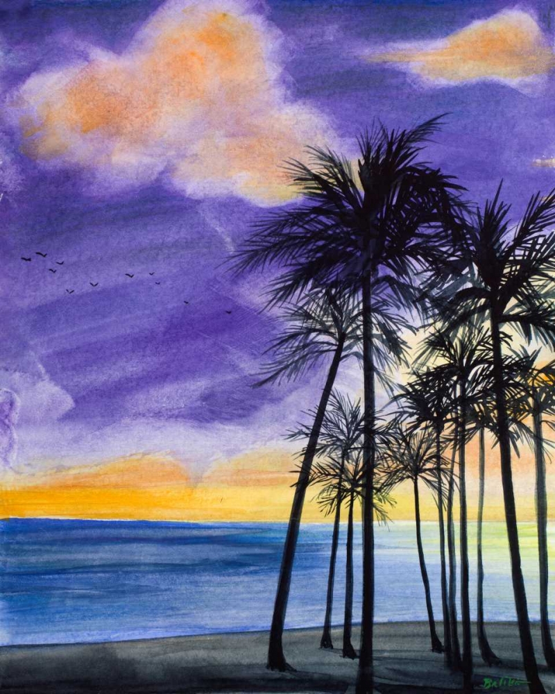Art Print: Tropic Nights II