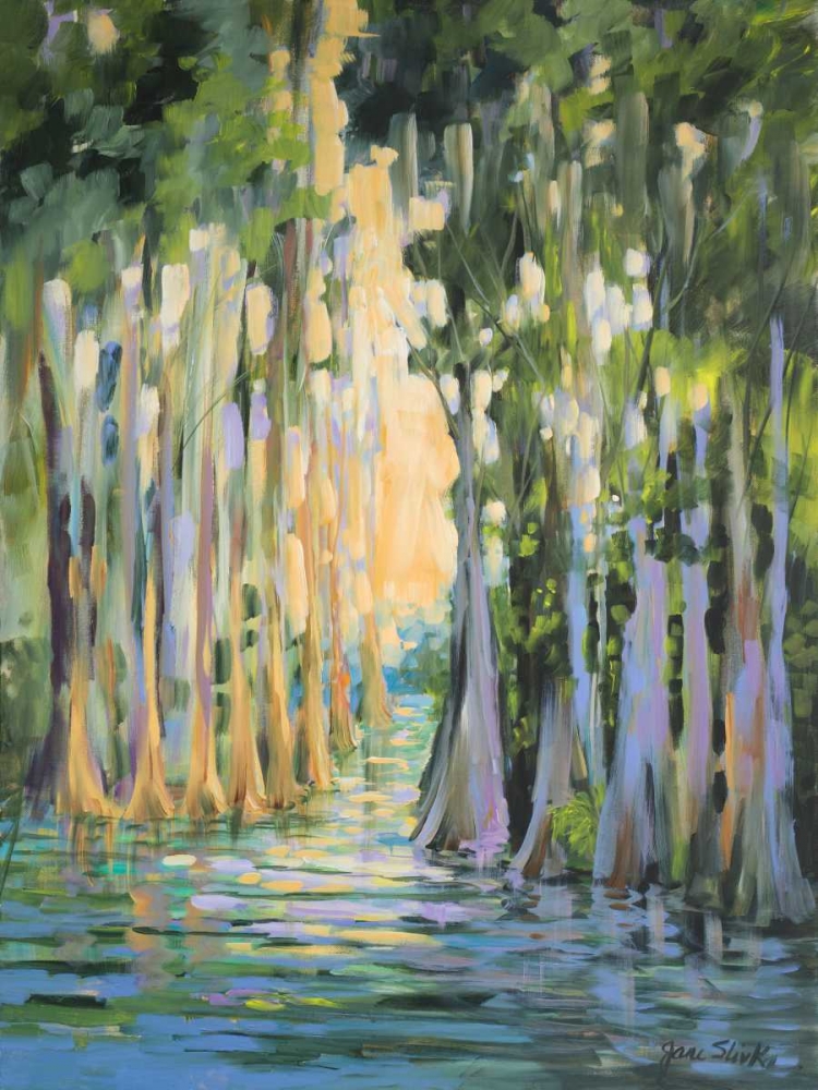 Wall Art Painting id:122841, Name: Through the Marsh II, Artist: Slivka, Jane