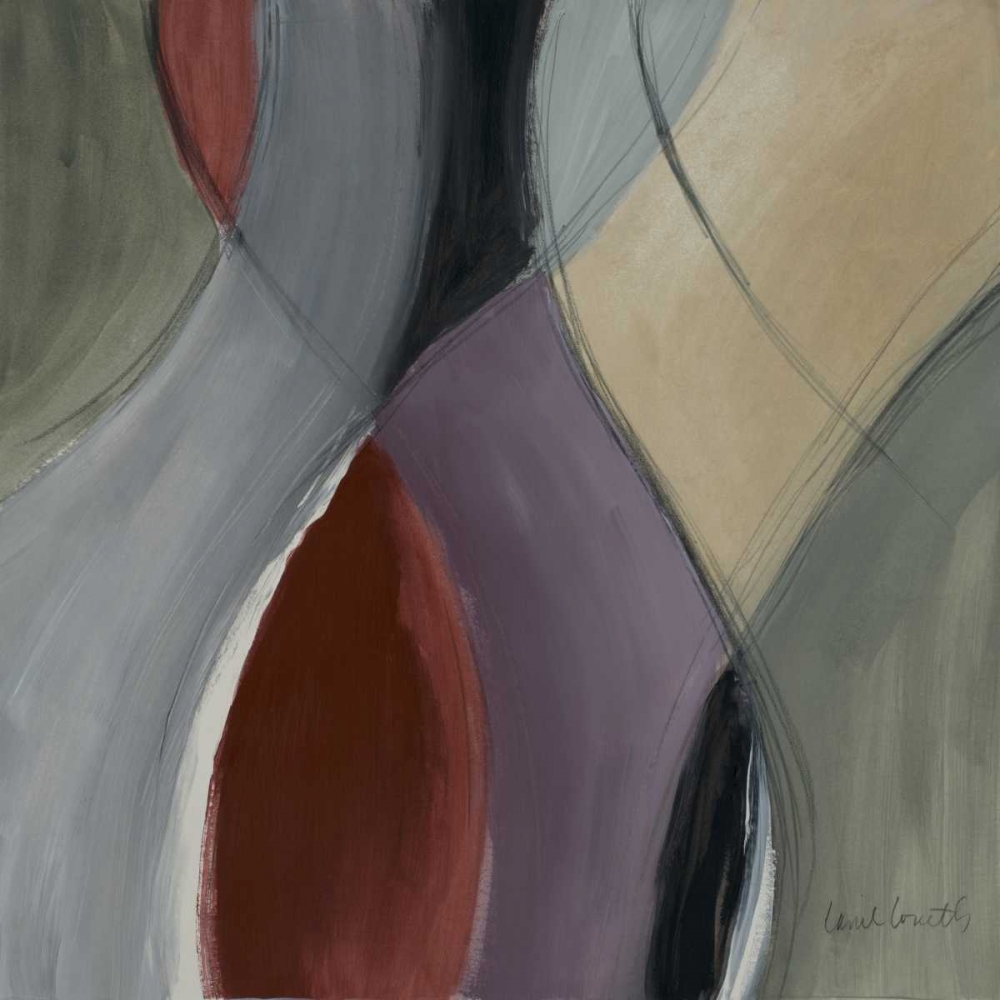 Wall Art Painting id:122900, Name: Coalescence Marsala I, Artist: Loreth, Lanie