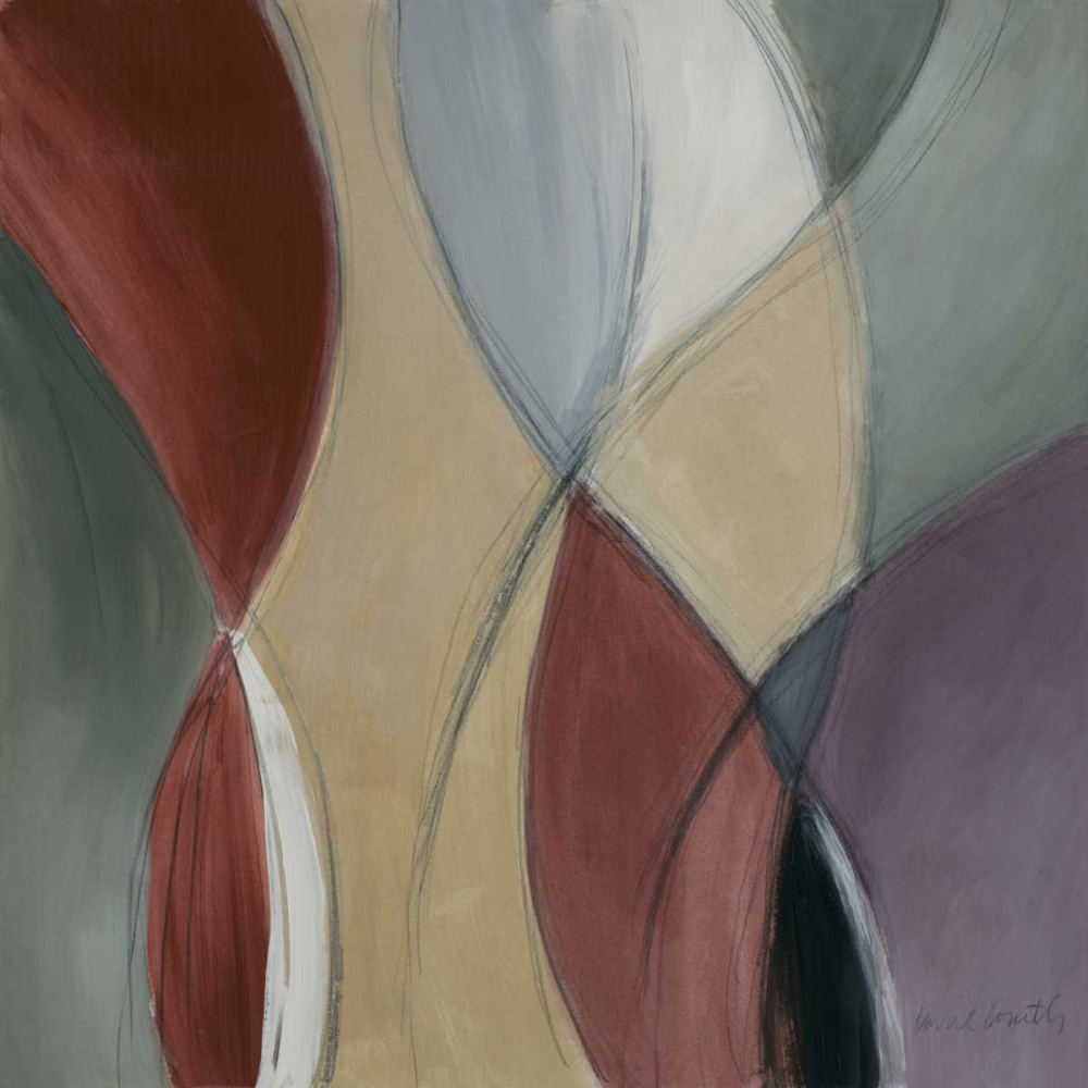 Wall Art Painting id:122902, Name: Coalescence Marsala II, Artist: Loreth, Lanie