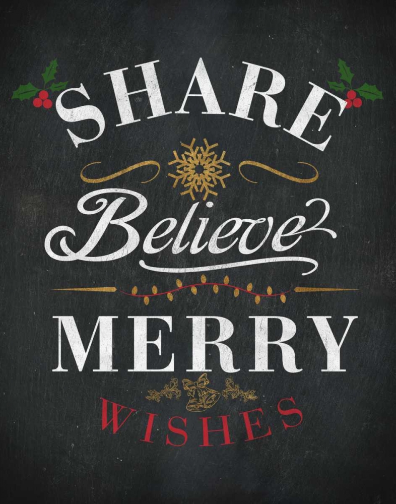 Wall Art Painting id:159160, Name: Dream Shine Chalk II, Artist: SD Graphics Studio