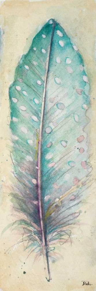Art Print: Watercolor Feather I
