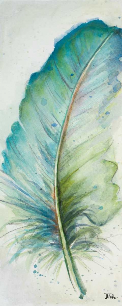 Art Print: Watercolor Feather IV