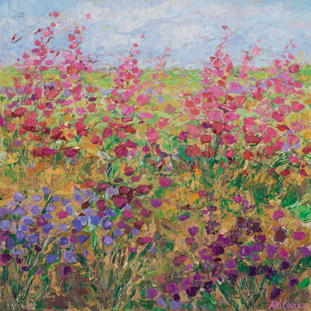 Wall Art Painting id:123113, Name: Floral Fields II, Artist: Coolick, Ann Marie