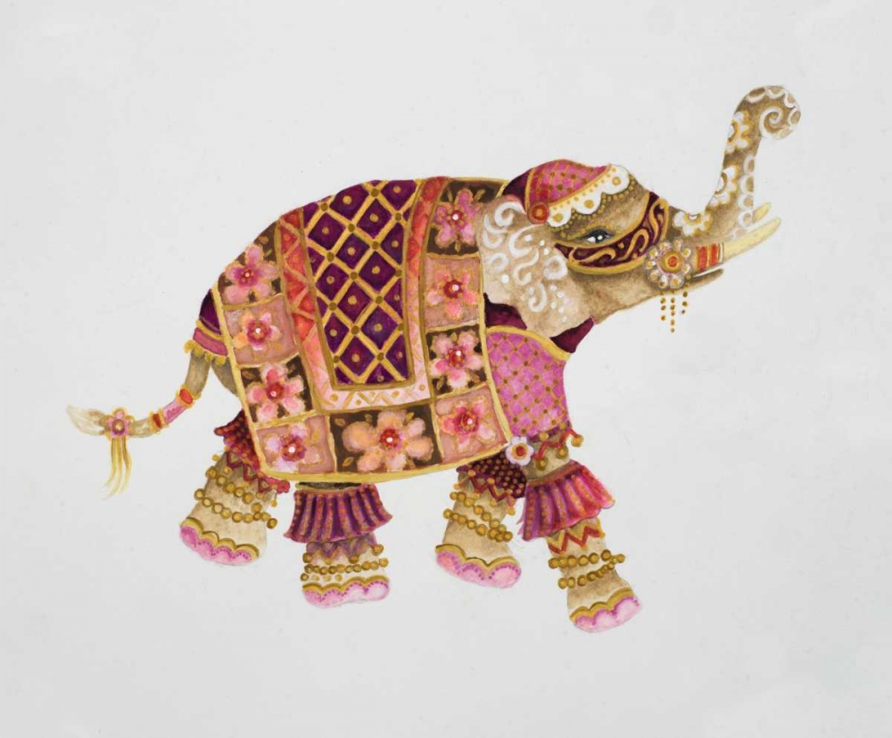Wall Art Painting id:123234, Name: Pink Elephant I, Artist: Gaynor, Janice