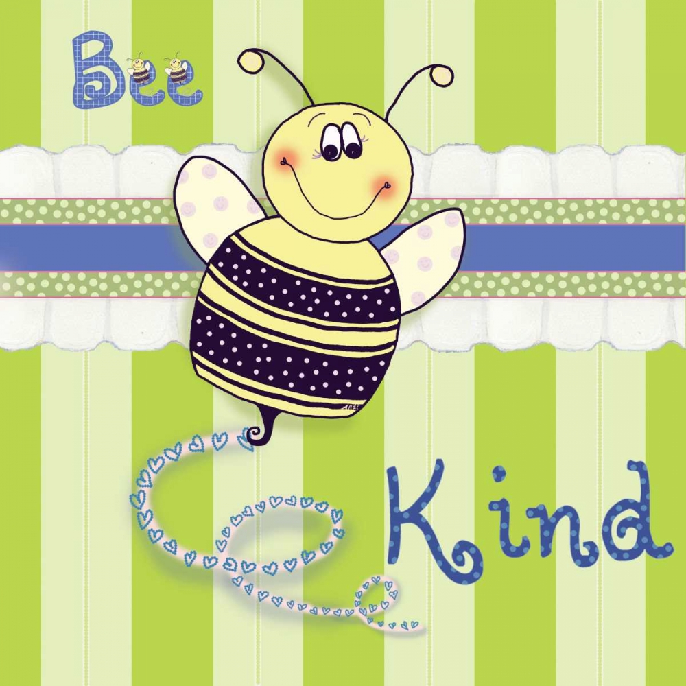 Art Print: Bee Border II