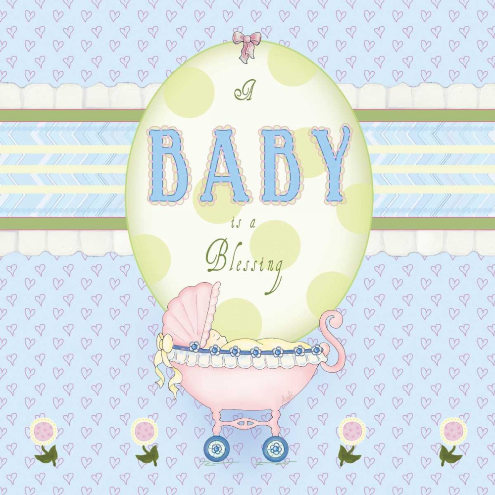 Wall Art Painting id:47290, Name: Precious Gift Border, Artist: Metz, Andi