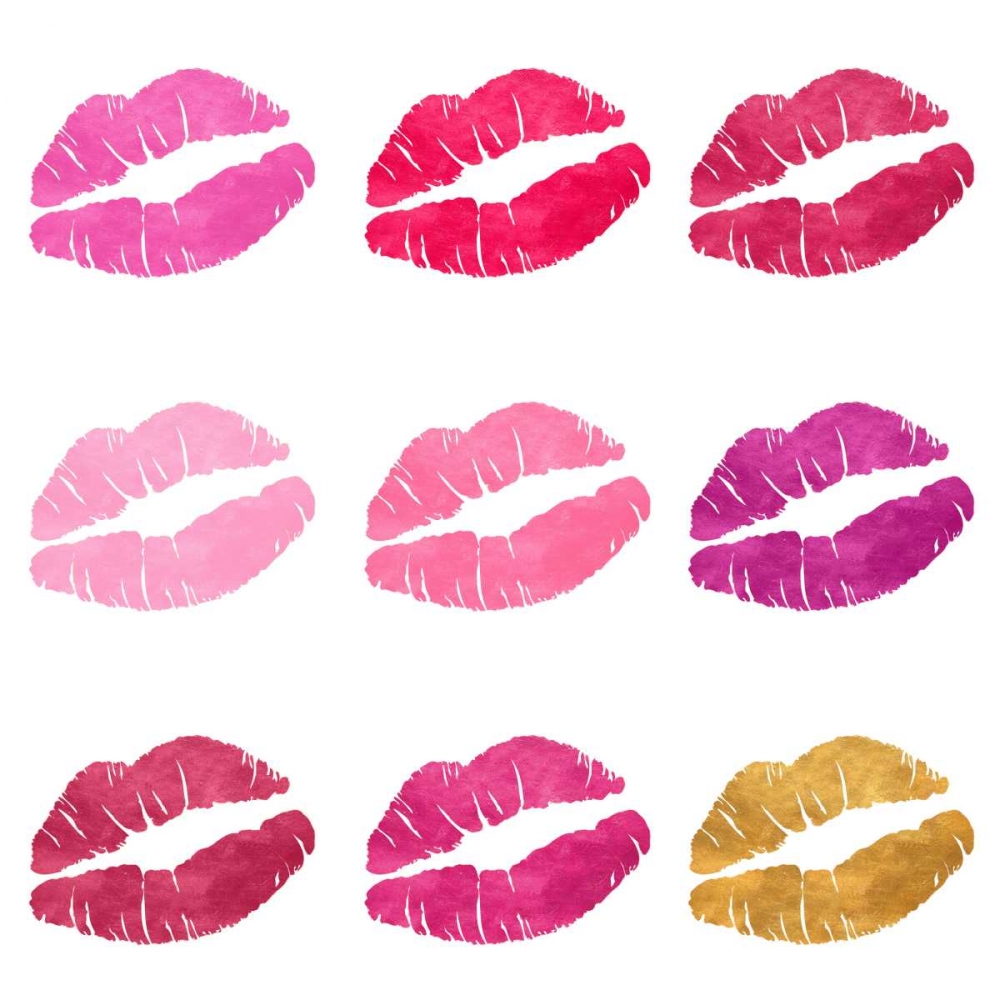 Wall Art Painting id:159716, Name: Shades Of Kisses, Artist: SD Graphics Studio