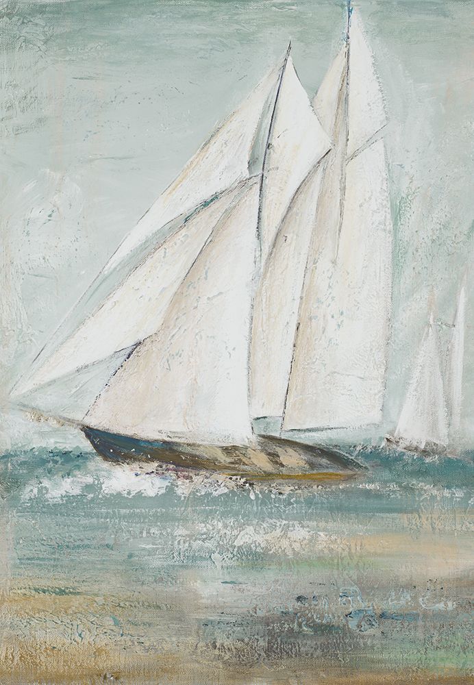 Art Print: Cape Cod Sailboat Vertical