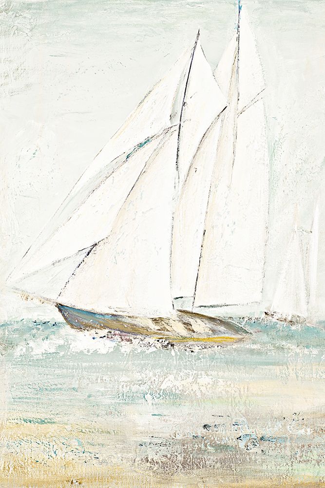Art Print: Cape Cod Sailboat I