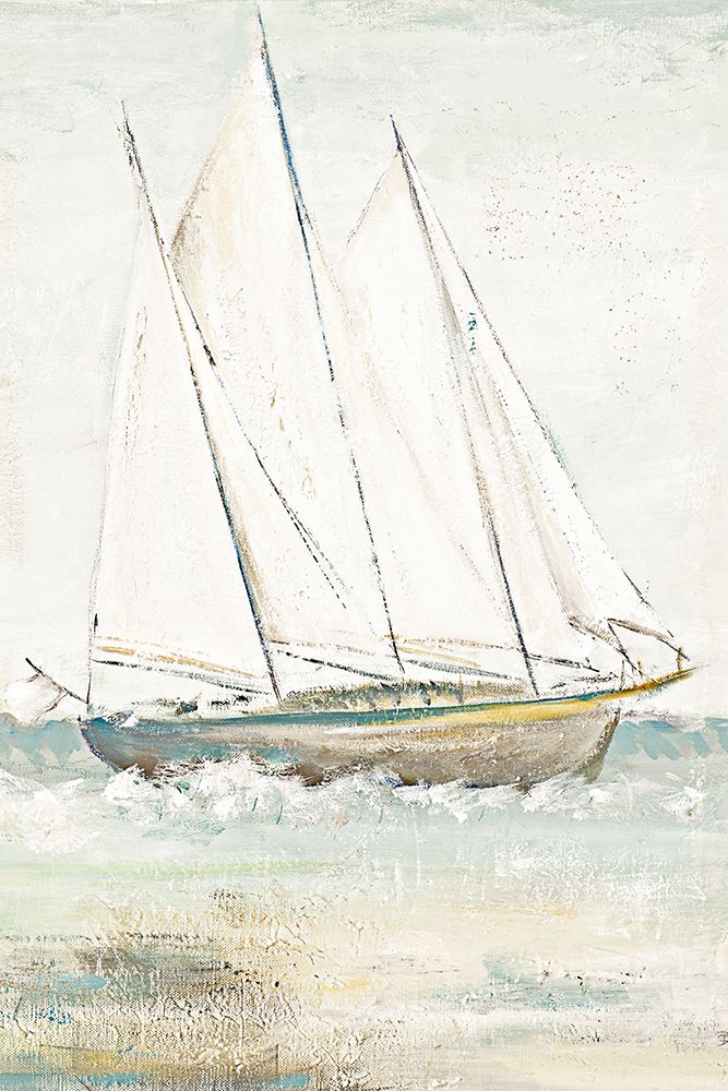 Wall Art Painting id:439846, Name: Cape Cod Sailboat II, Artist: Pinto, Patricia