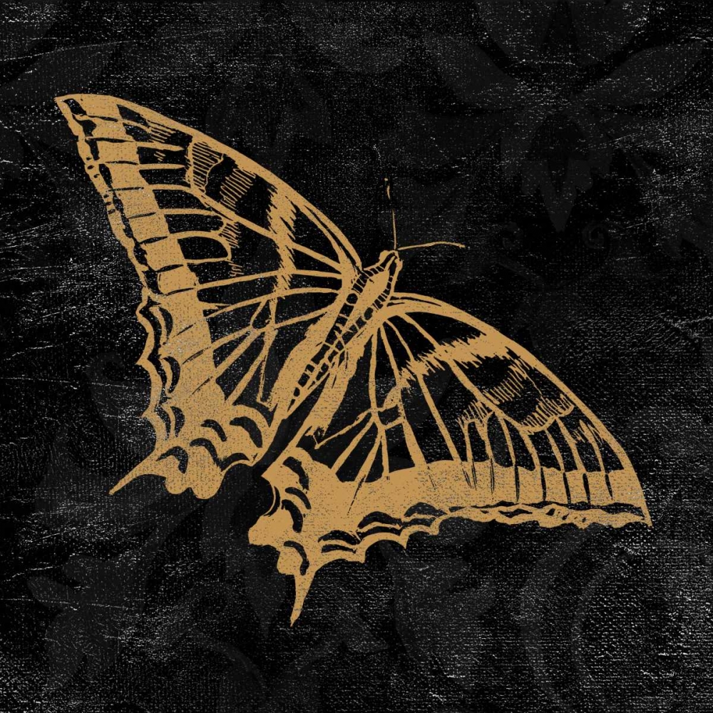 Art Print: Elegant Paris Gold V