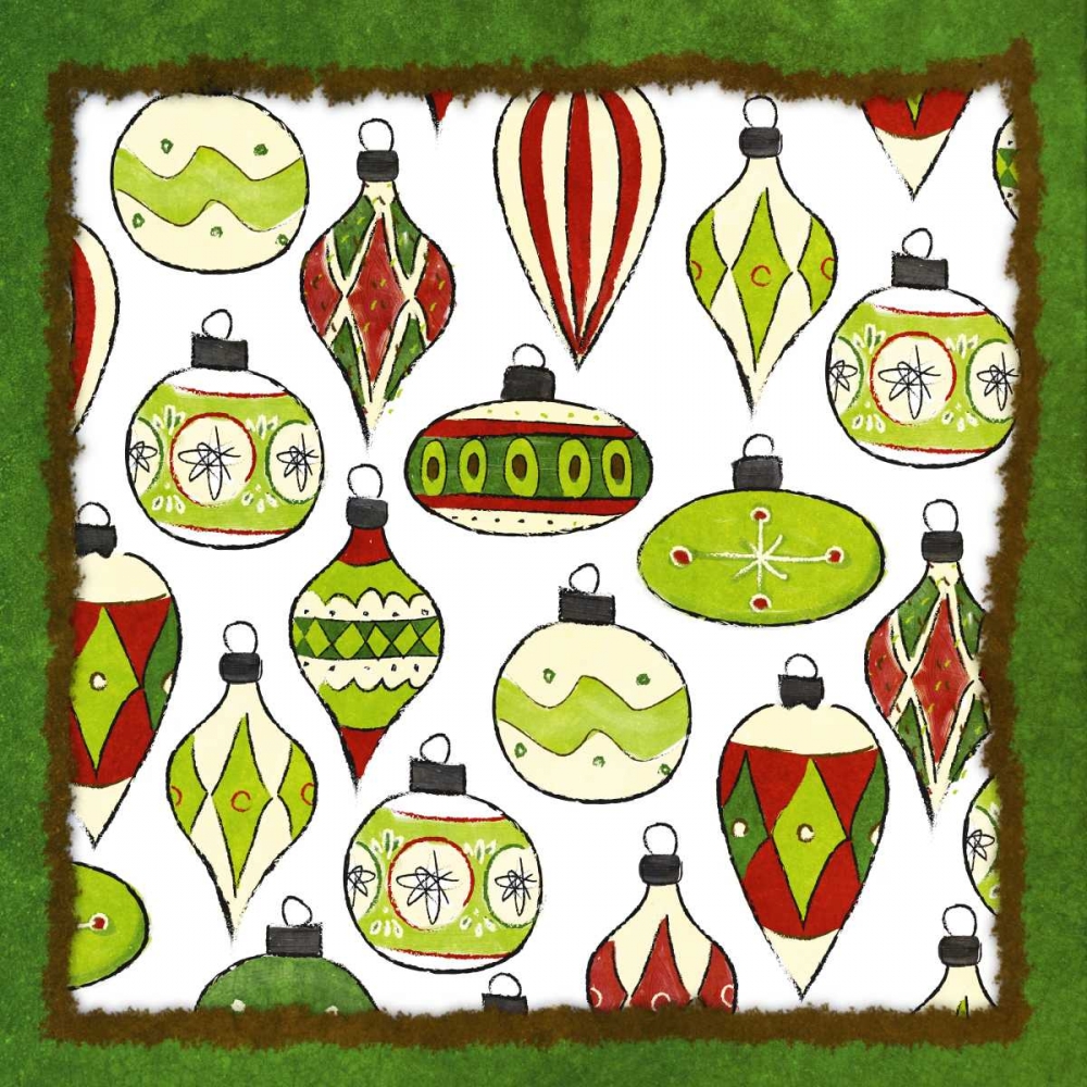 Wall Art Painting id:123360, Name: Whimsical Ornaments I, Artist: SD Graphics Studio