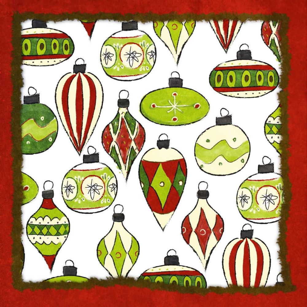 Wall Art Painting id:123361, Name: Whimsical Ornaments II, Artist: SD Graphics Studio