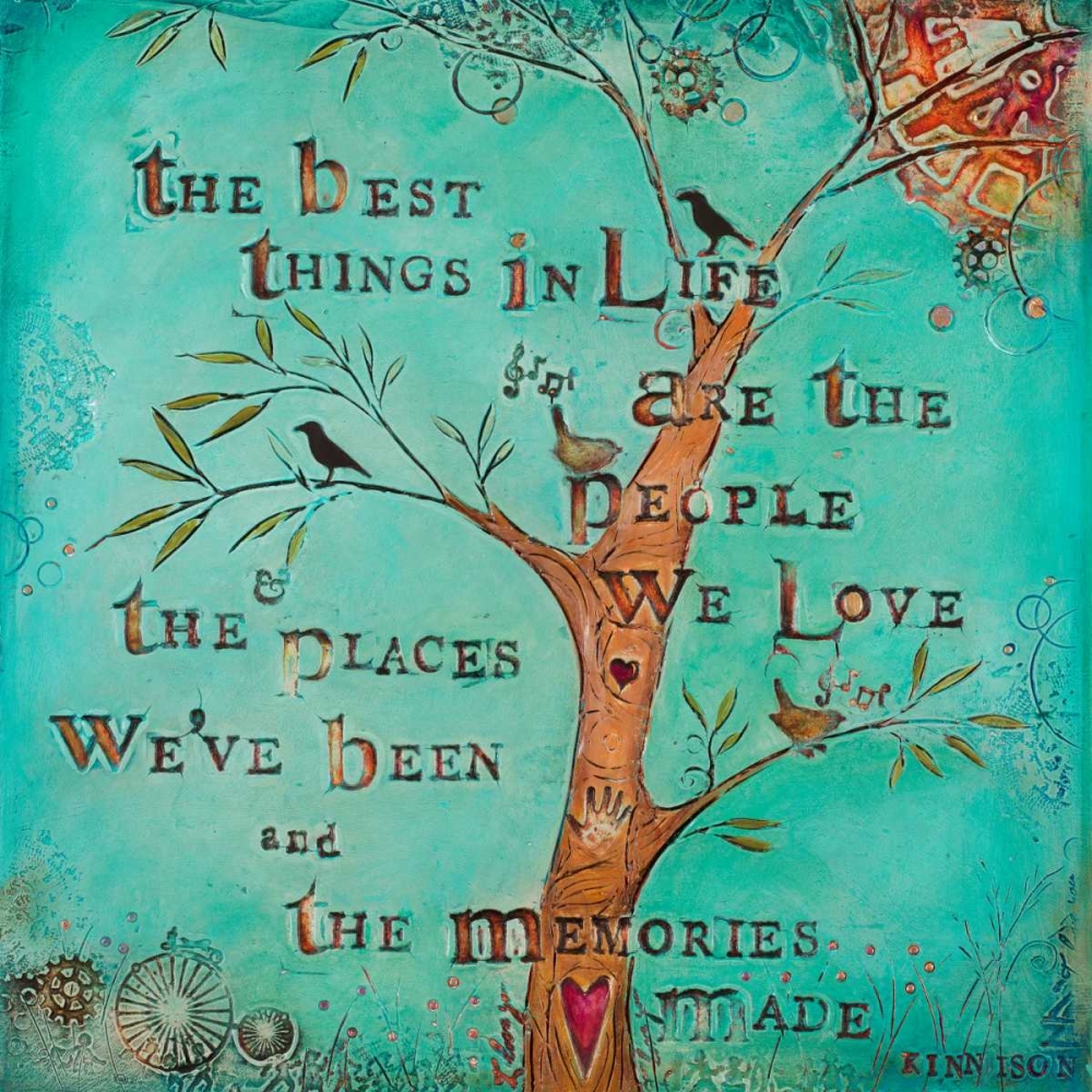 Wall Art Painting id:159226, Name: The Best Things in Life, Artist: Kinnison, Carolyn