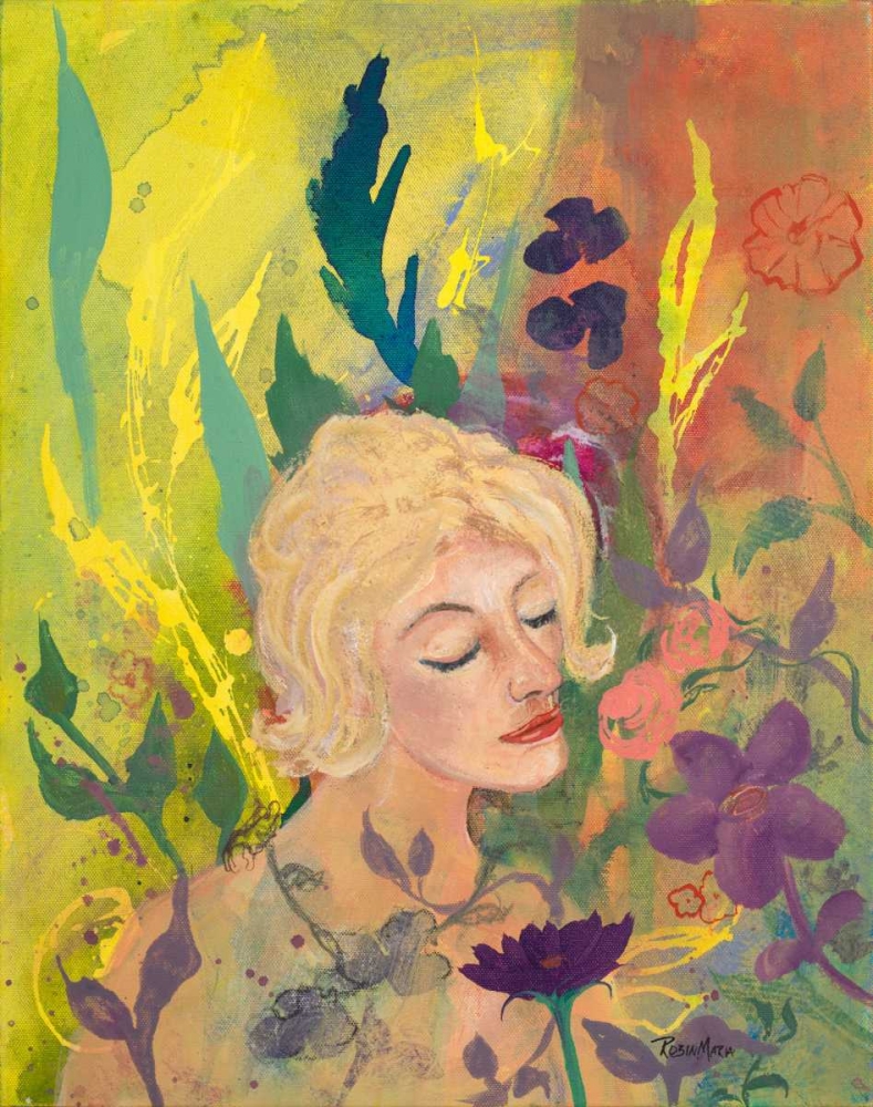Art Print: Woman in the Garden