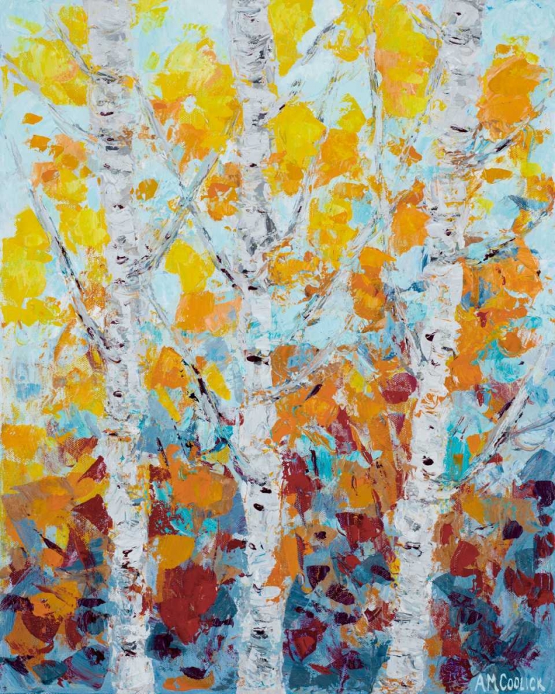 Wall Art Painting id:47640, Name: Aspen October II, Artist: Coolick, Ann Marie